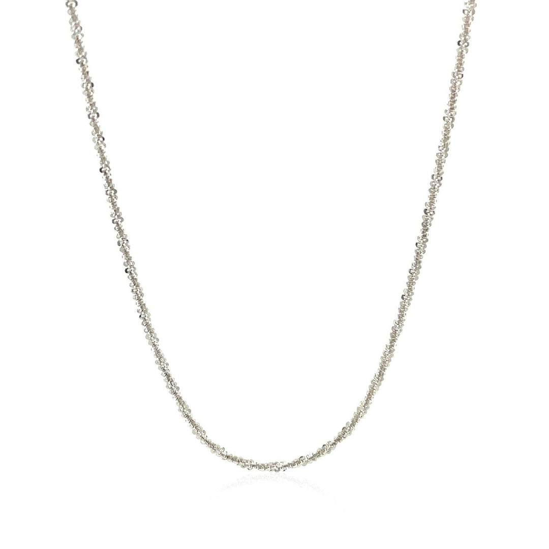 Sterling Silver 1.5mm Adjustable Sparkle Chain