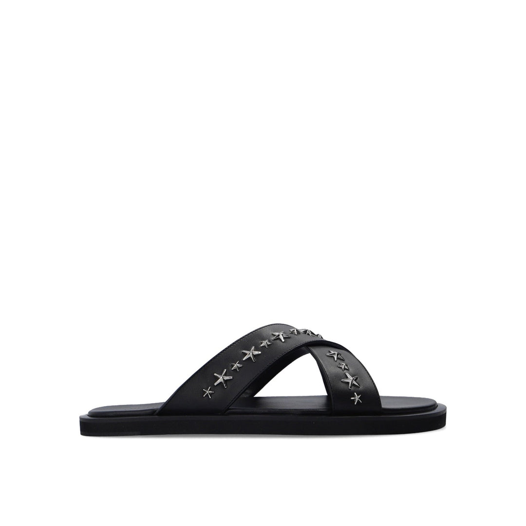 Jimmy Choo Palmo Leather Sandals Men