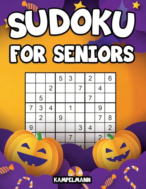 Sudoku for Seniors: 200 Large Print Sudoku Puzzles for Seniors with Solutions - Halloween Edition - Paperback