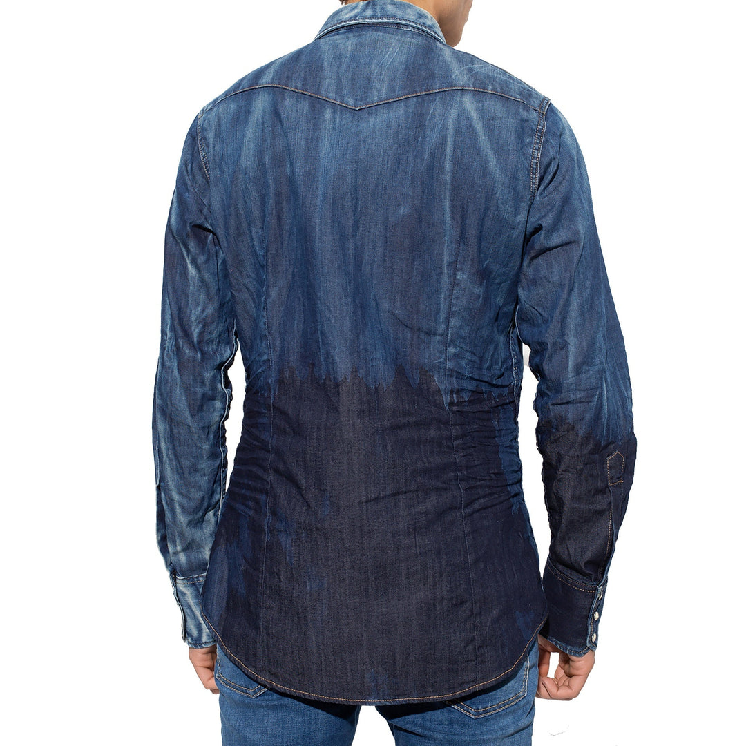Dsquared2 X Smiley Denim Shirt Men