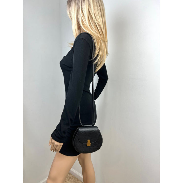 Bottega Veneta Palmellato black calfskin belt waist bag – STORE 7994