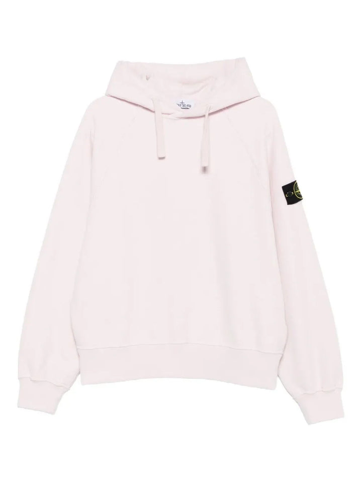 Stone Island Men `Brushed Organic Cotton` Hoodie