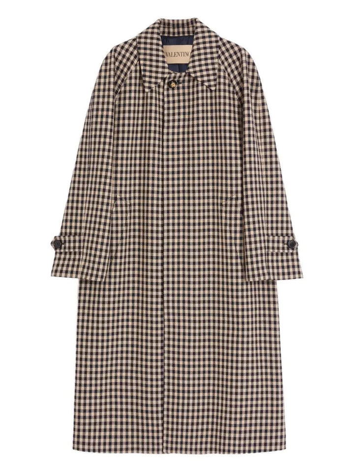 Valentino Garavani Men Check Coat