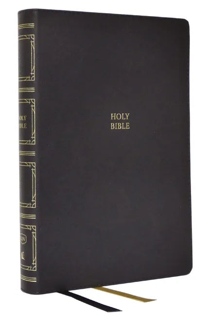 KJV Holy Bible: Paragraph-Style Large Print Thinline with 43,000 Cross References, Black Leathersoft, Red Letter, Comfort Print: King James Version - Imitation Leather