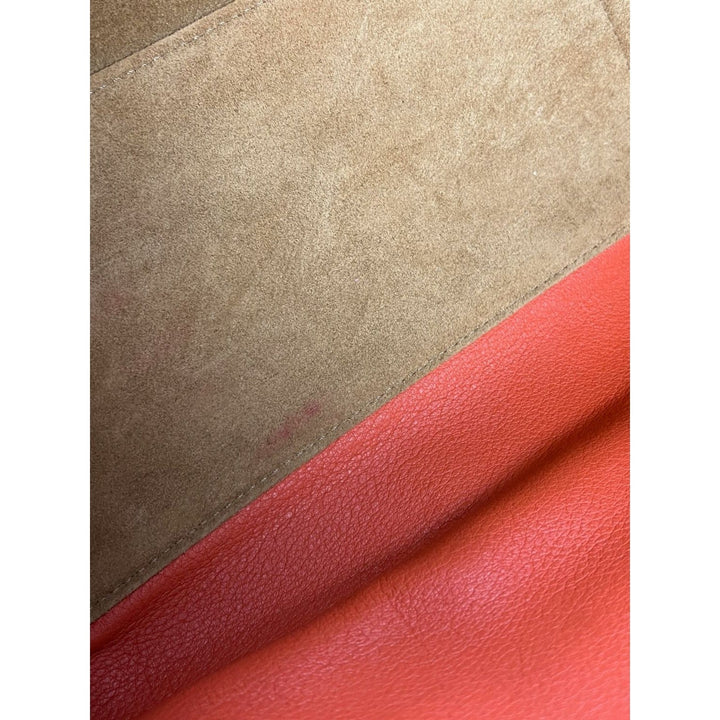 Close-up of brown and red leather textures