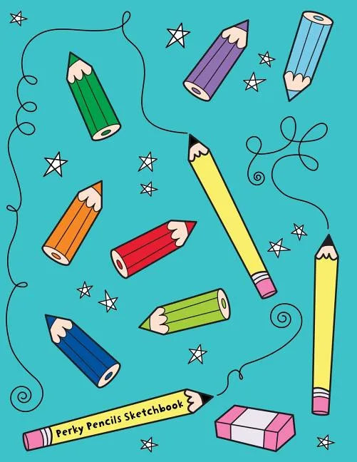 Perky Pencils Sketchbook: Jumbo Drawing Pad For Sketching, Doodling And Coloring - Paperback