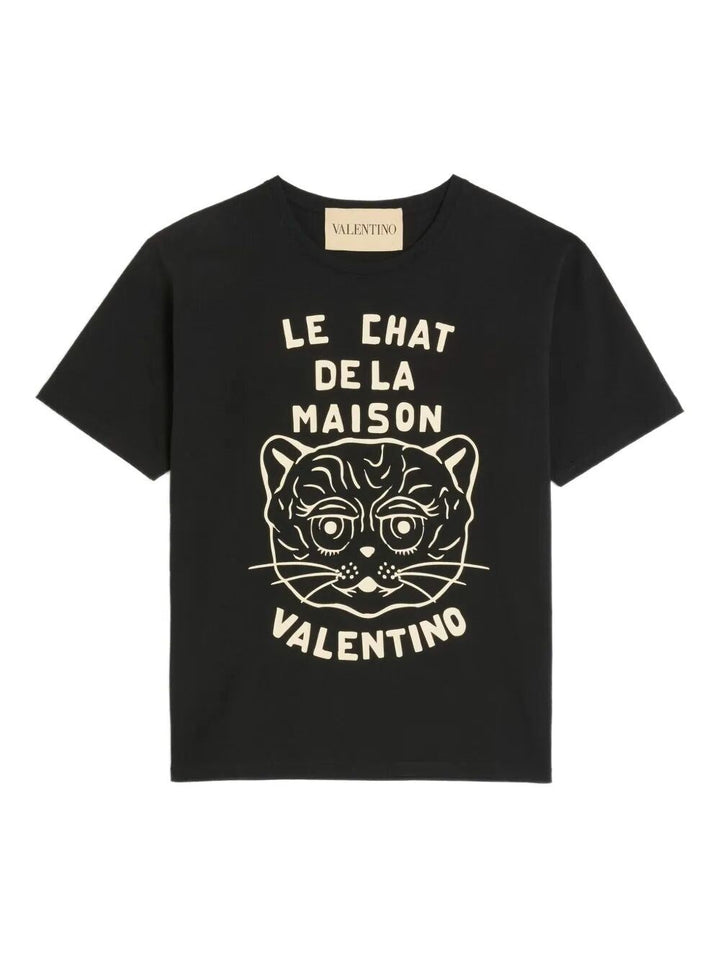 Valentino Garavani Men `Le Chat De La Maison` T-Shirt