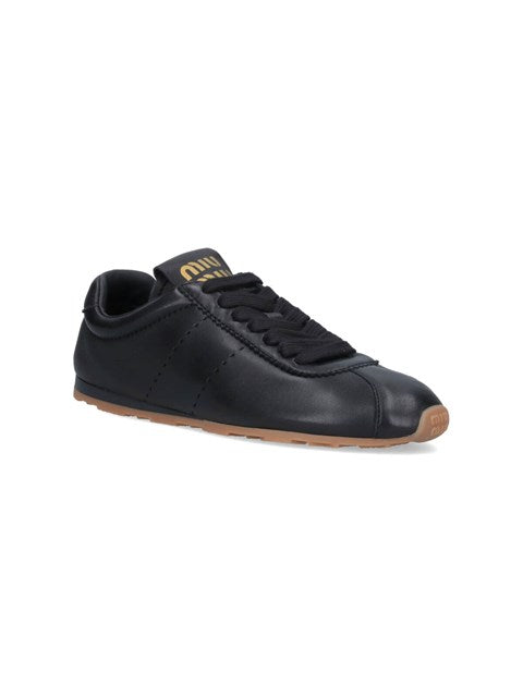 Miu Miu Women Lamb Nappa 'Plume' Sneakers