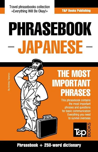 English-Japanese phrasebook and 250-word mini dictionary - Paperback