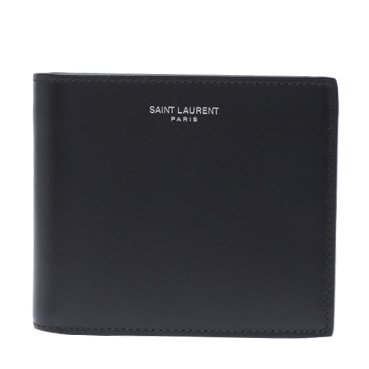 Saint Laurent Men East/West Saint Laurent Paris Logo Wallet