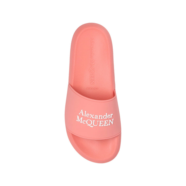 Alexander Mcqueen Logo Slides Women