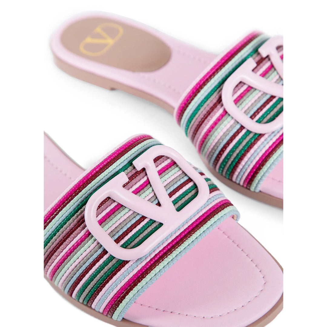 Valentino Garavani V Logo Signature Slides Women