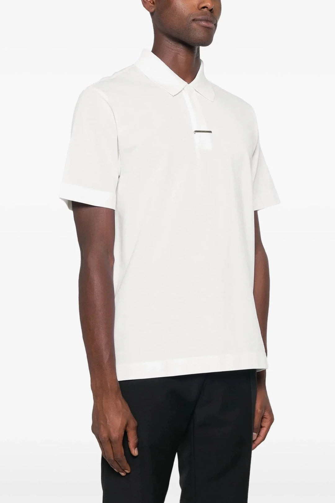 Givenchy Men Metal Clip Polo Shirt