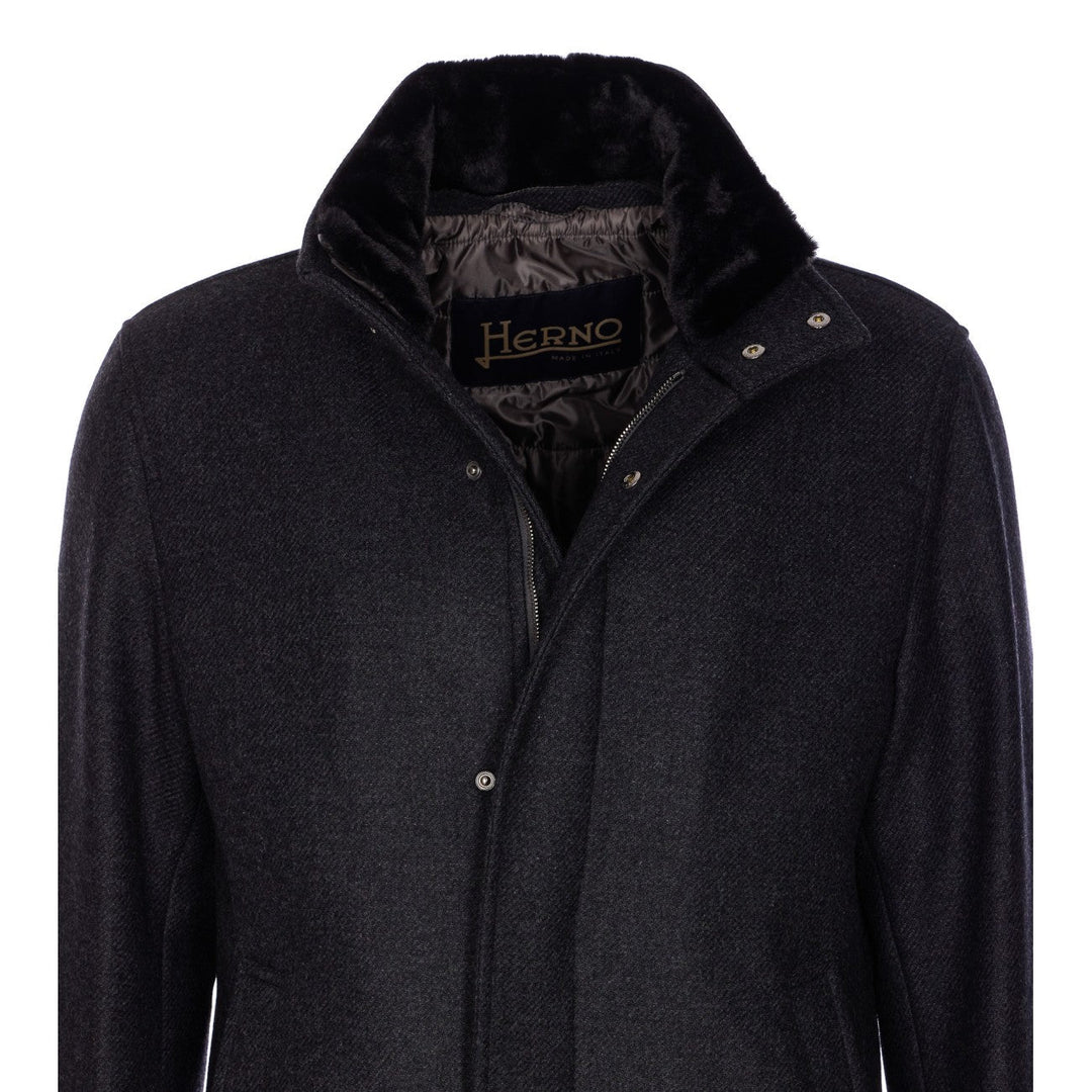 Herno Men Eco Fur Coat