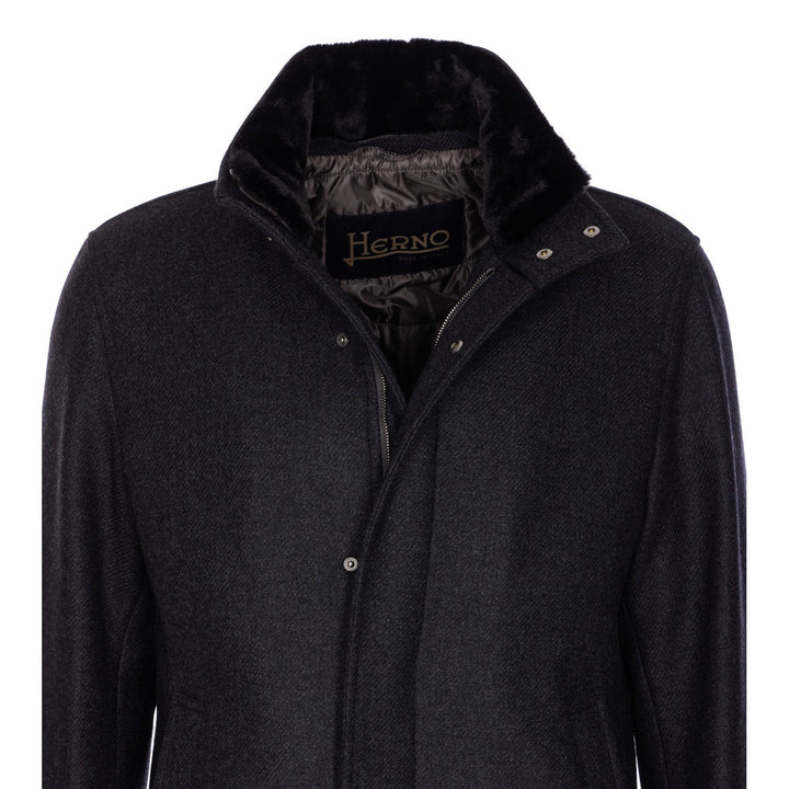 Herno Men Eco Fur Coat