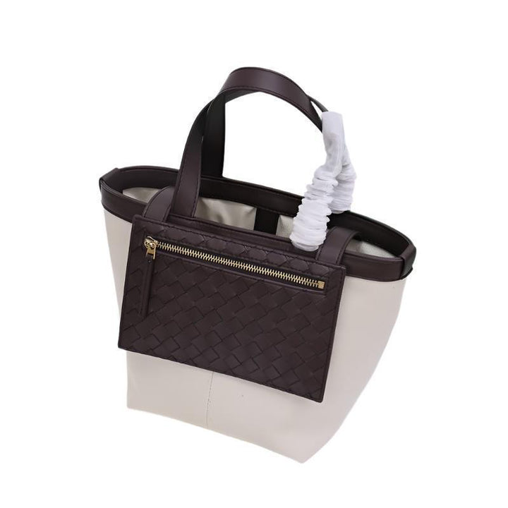 Bottega Veneta Flip Pouch Canvas Tote Bag