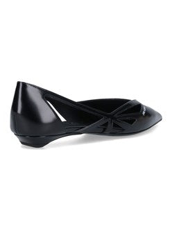 Prada Women Cut-Out Ballet Flats