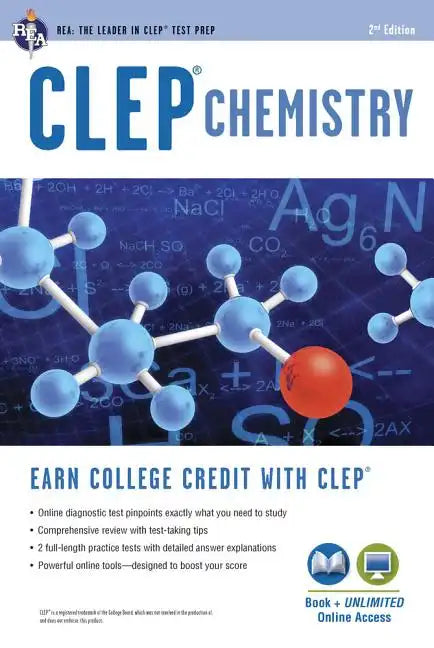 Clep(r) Chemistry Book + Online - Paperback