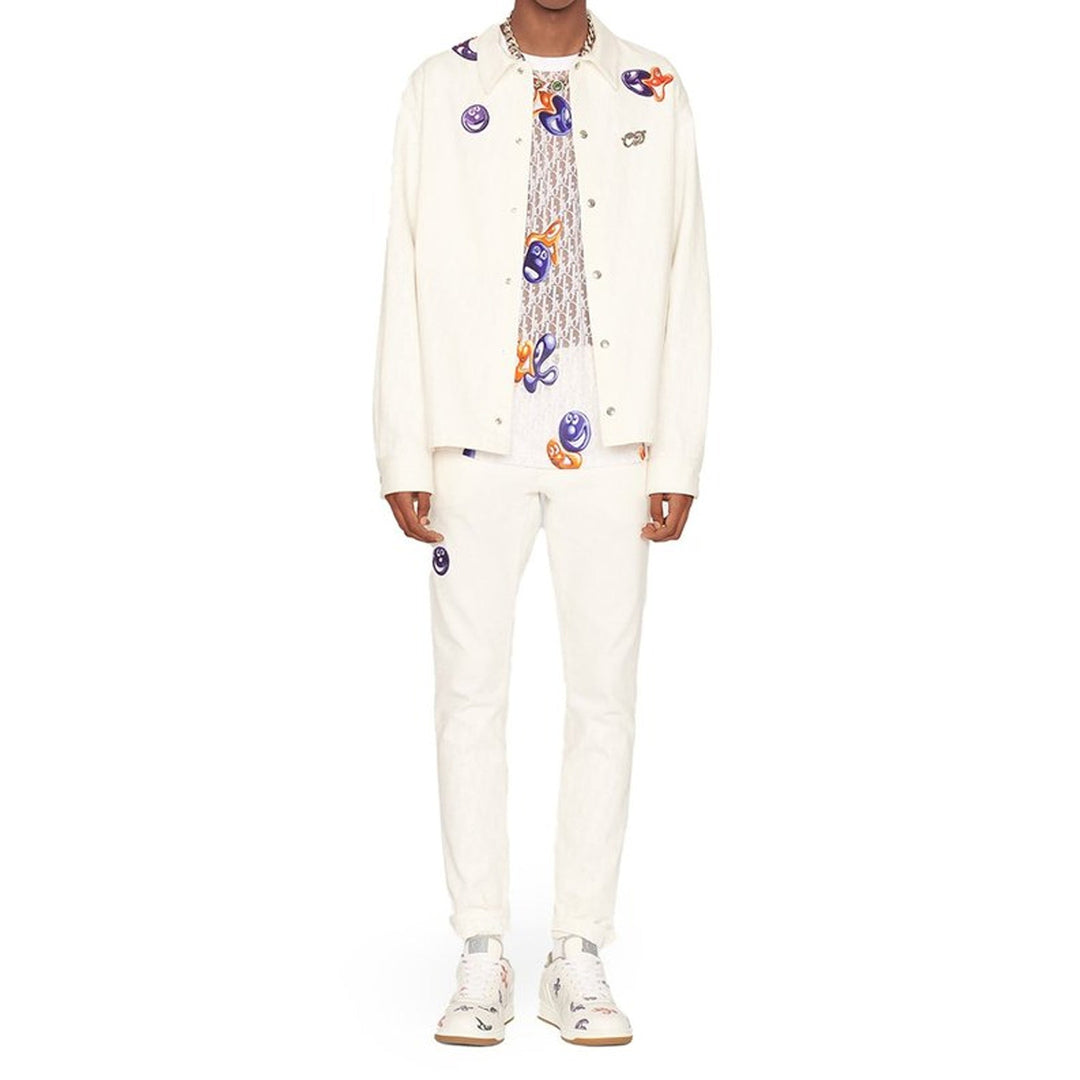 Dior Kennyscharf Patches Jeans Men