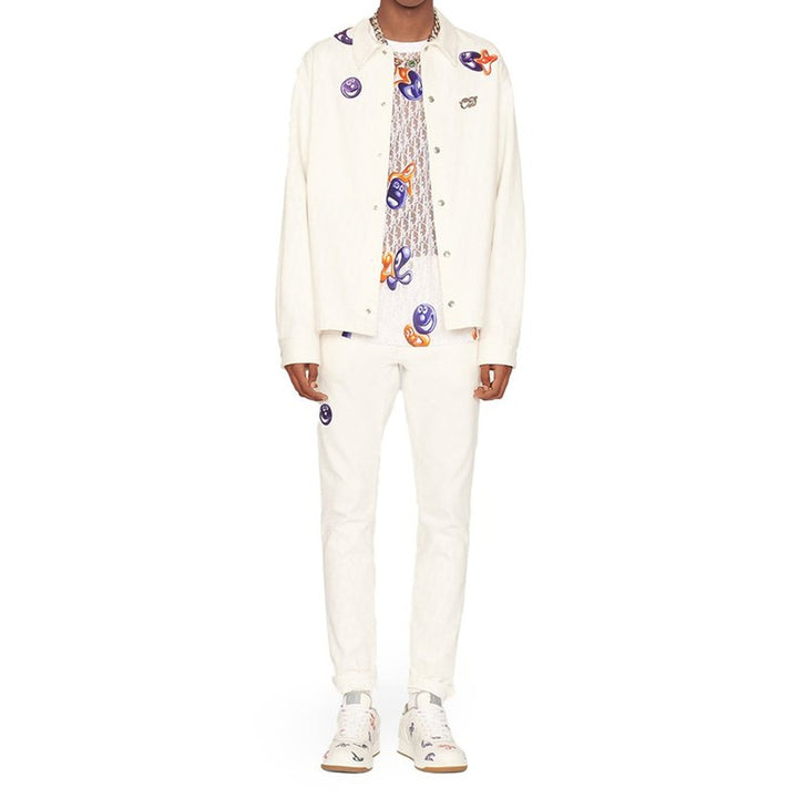 Dior Kennyscharf Patches Jeans Men