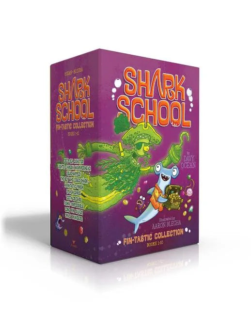 Shark School Fin-Tastic Collection Books 1-10 (Boxed Set): Deep-Sea Disaster; Lights! Camera! Hammerhead!; Squid-Napped!; The Boy Who Cried Shark; A F - Paperback