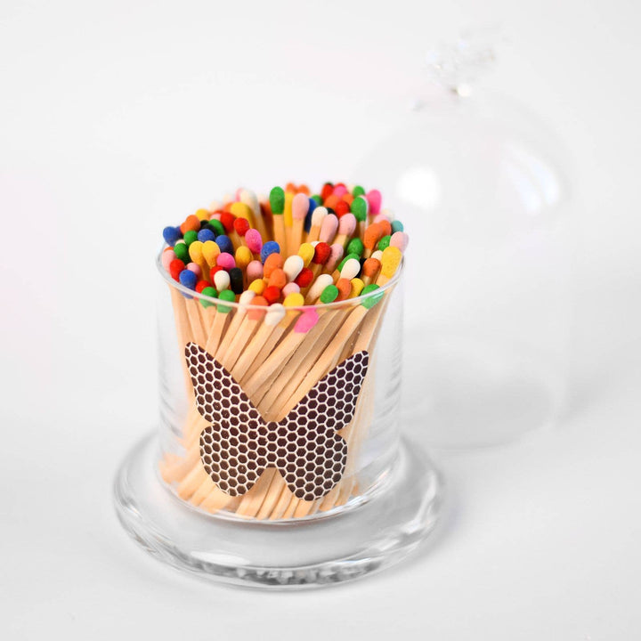 Multi Matches w/ Butterfly Accent Jar
