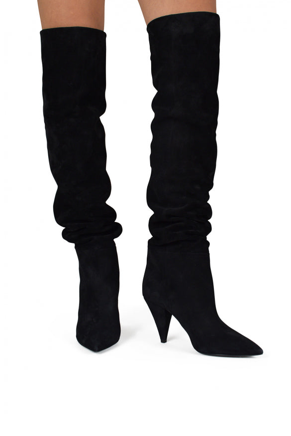 Saint Laurent Women Era 85 Over-The-Knee Boots
