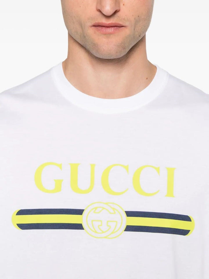 Gucci Men Short Sleeve Cotton Jersey T-Shirt