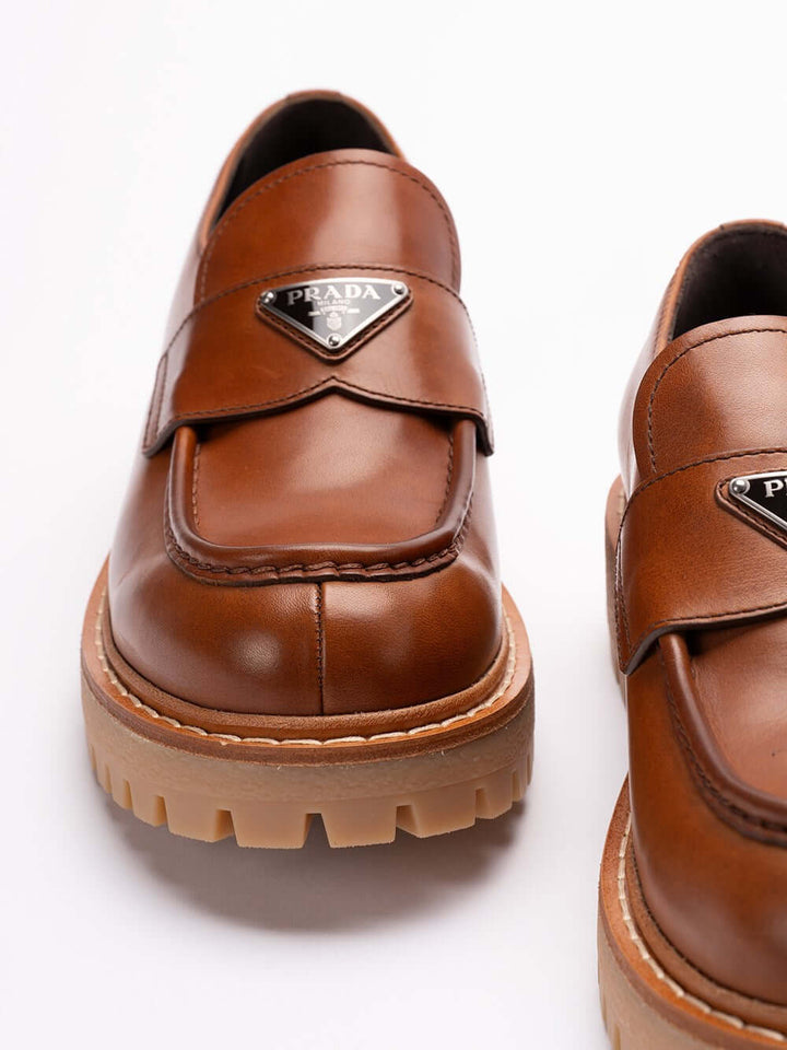 Prada Men Leather Loafers