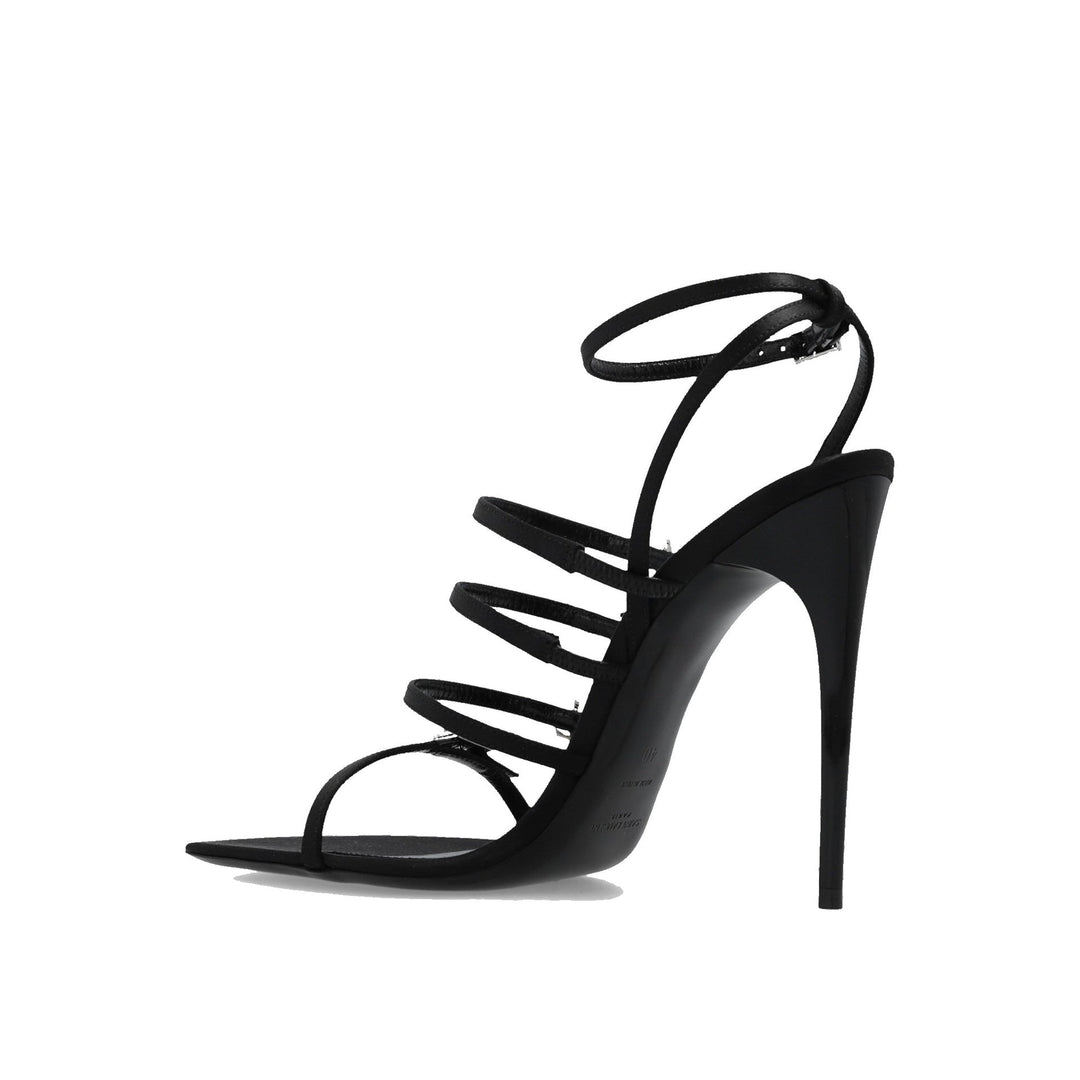 Saint Laurent Jerry Satin Sandals Women