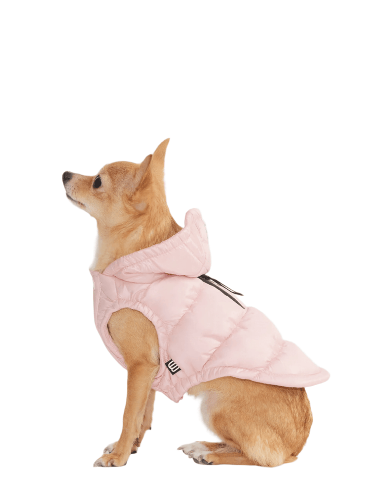 Aritzia The Super Ruff Puff (Dog Jacket) Hi-Gloss | Chalk Pink