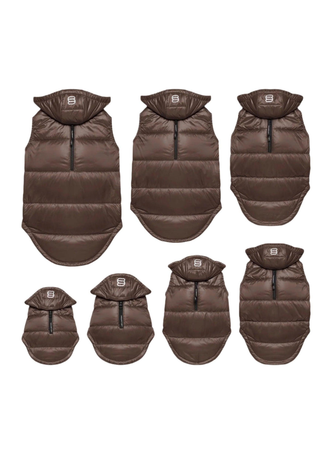 Aritzia The Super Ruff Puff (Dog Jacket) Hi-Gloss | Rich Mocha Brown