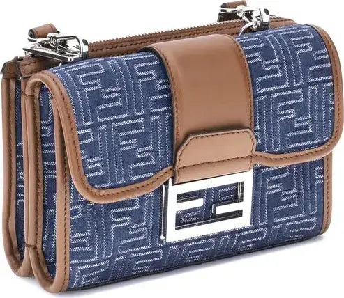 Luxury denim crossbody by FENDI at STORE 7994