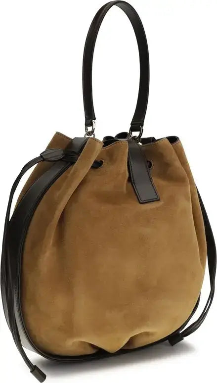 Ferragamo  Brown Calf Leather Bos Taurus Shoulder Bag