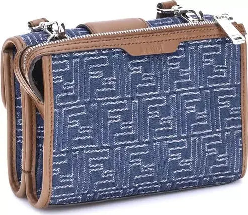 Luxury denim crossbody by FENDI at STORE 7994