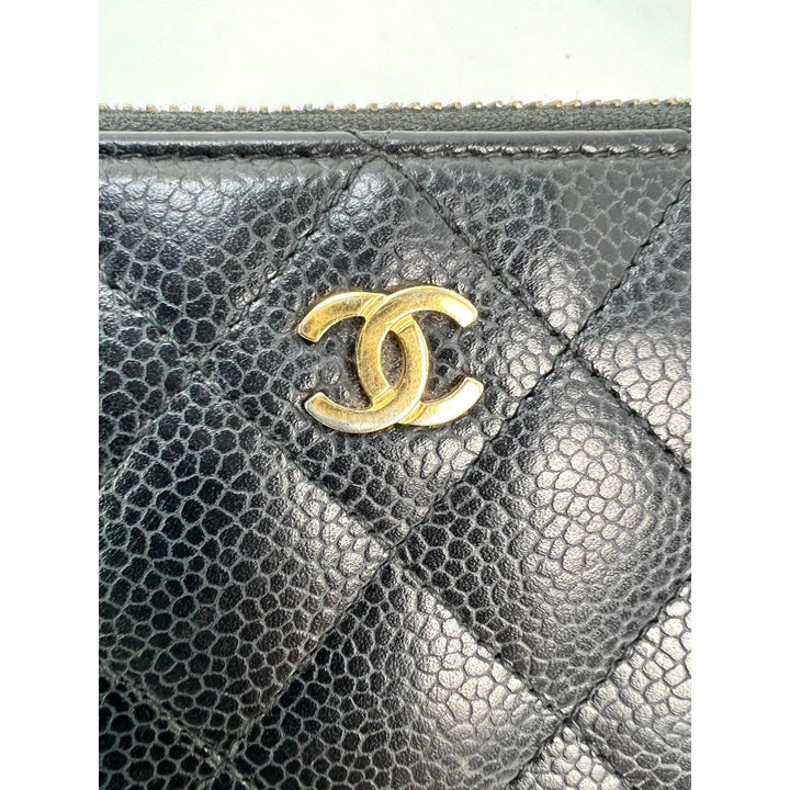 Chanel Caviar Quilted large gusset black wallet – STORE 7994