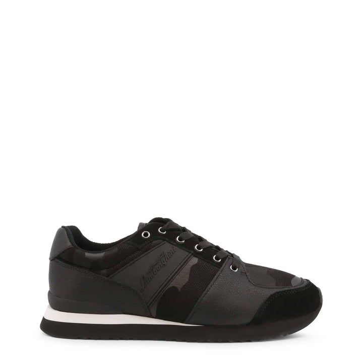 Lamborghini men's black low top Sneakers