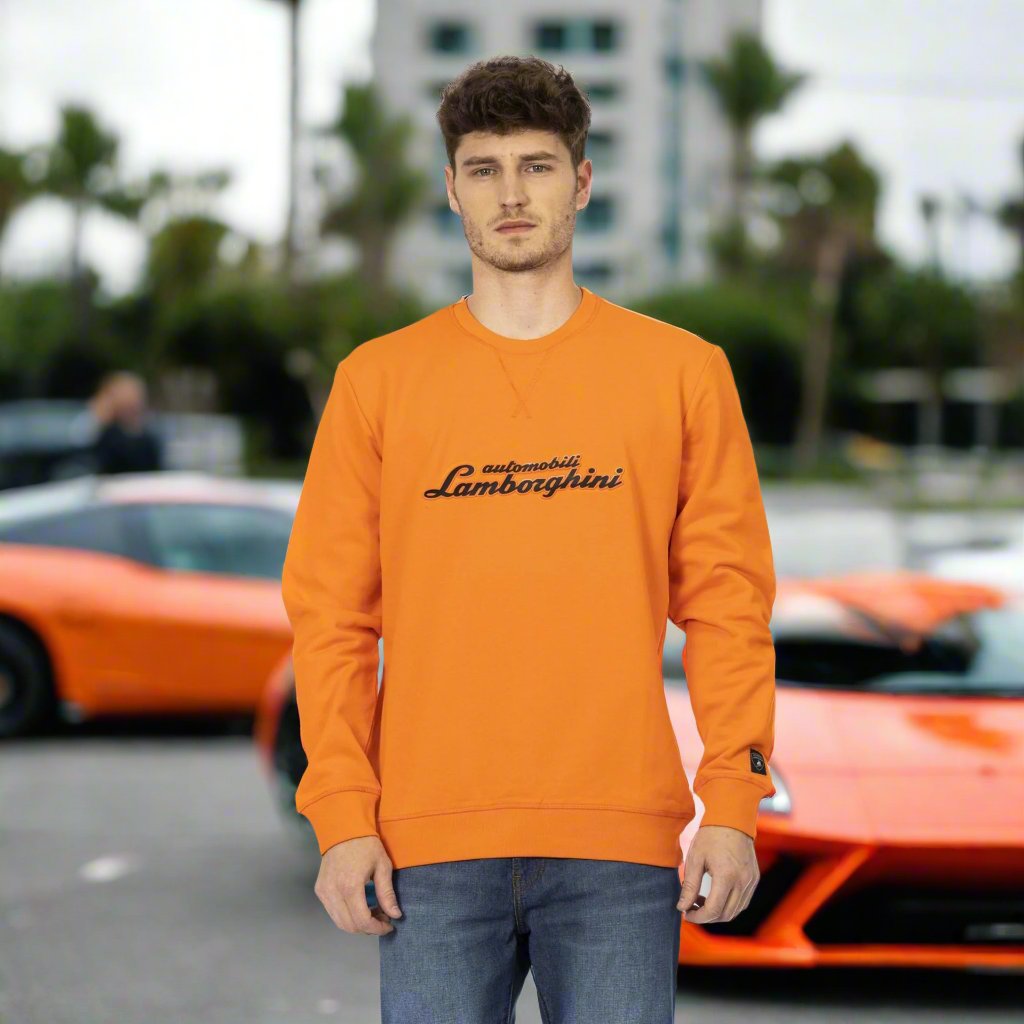 Automobili Lamborghini orange Sweatshirts