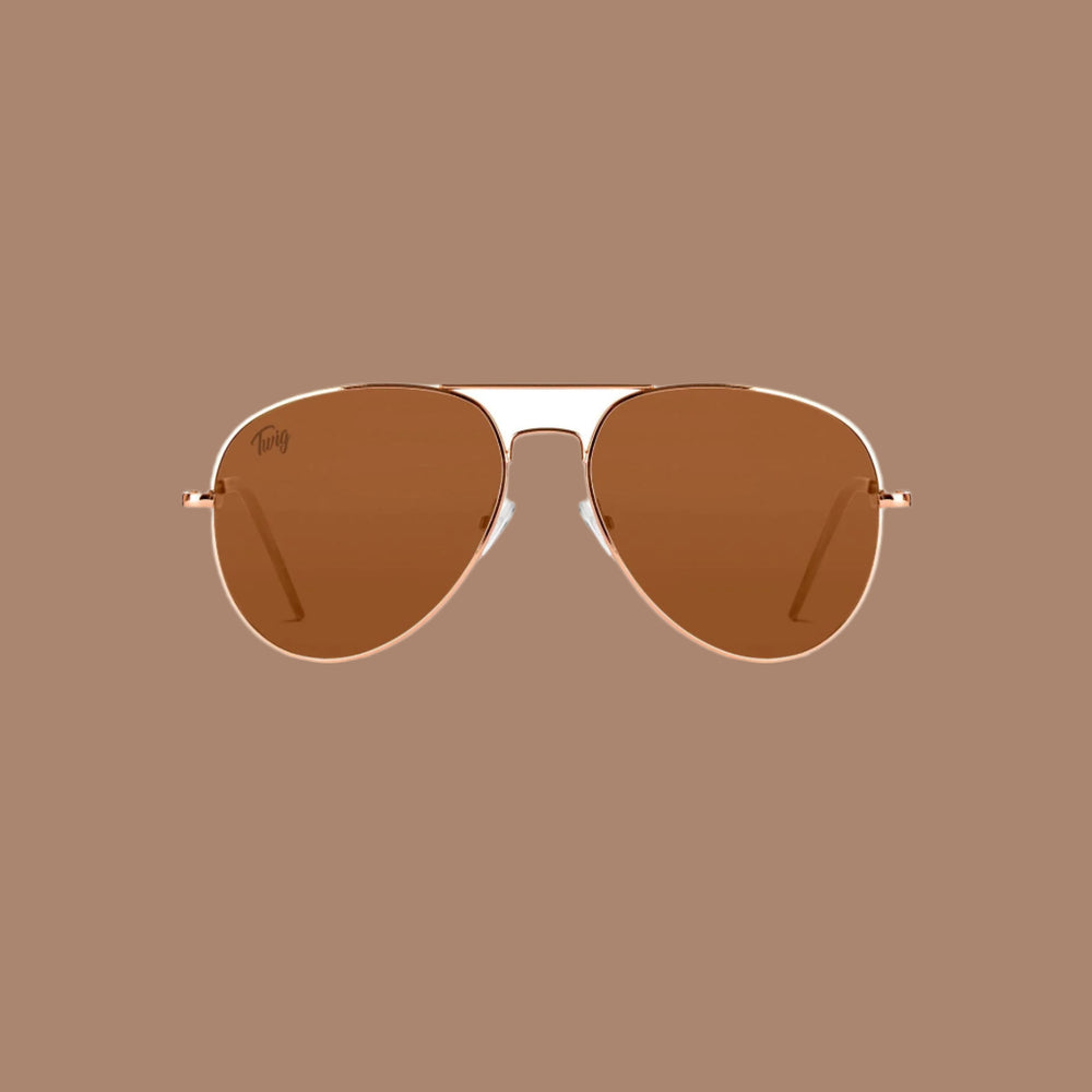 Twig men's and women's sunglasses in assorted styles including aviator, round, and square frames