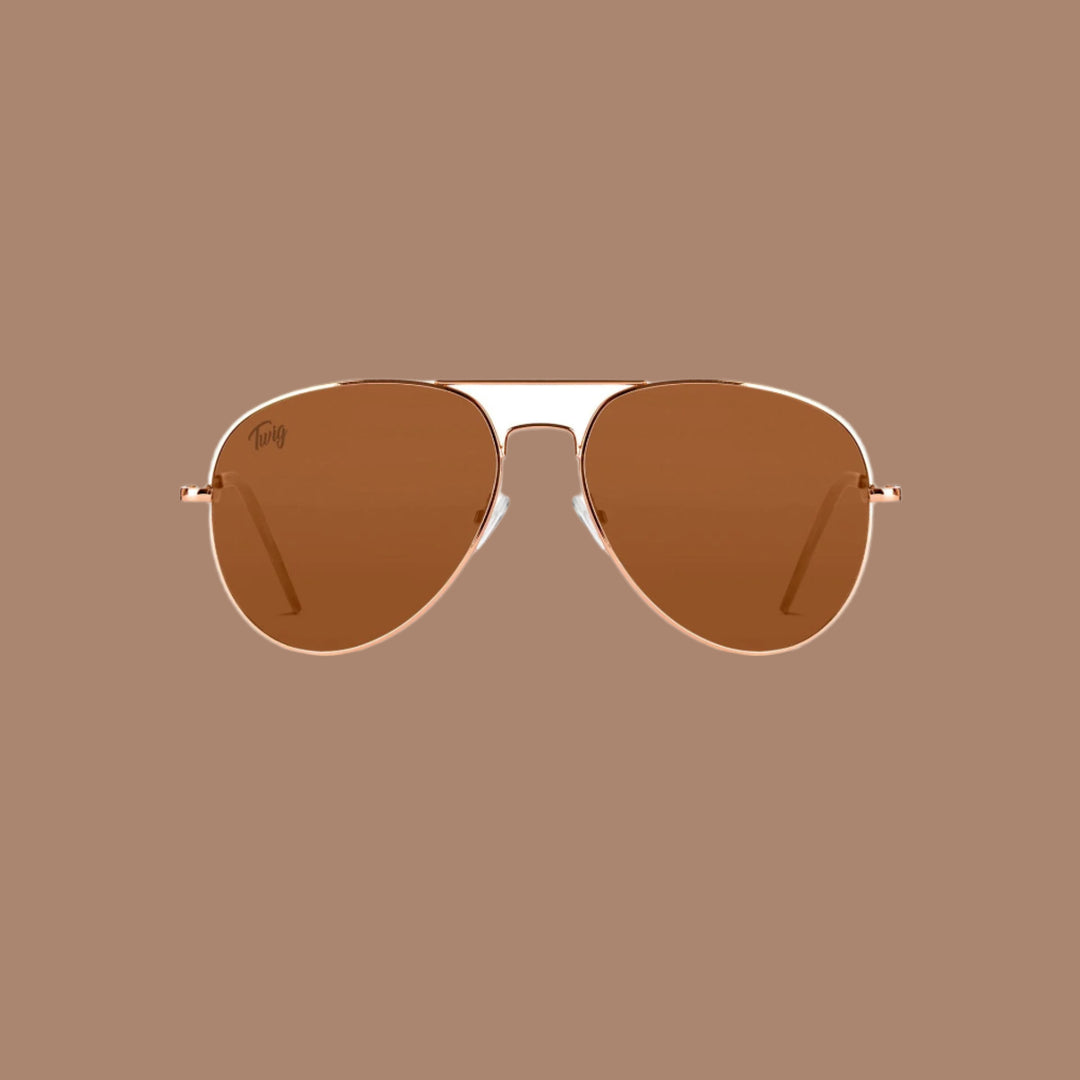 Twig men's and women's sunglasses in assorted styles including aviator, round, and square frames