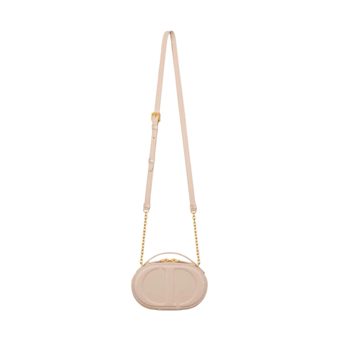 Christian Dior Signature Oval Camera Bag Calfskin with Embossed CD Signature