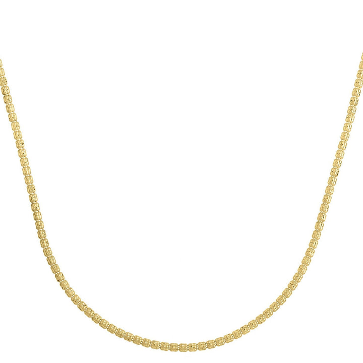 Ice Barrel Chain in 14k Yellow Gold (2.70 mm)