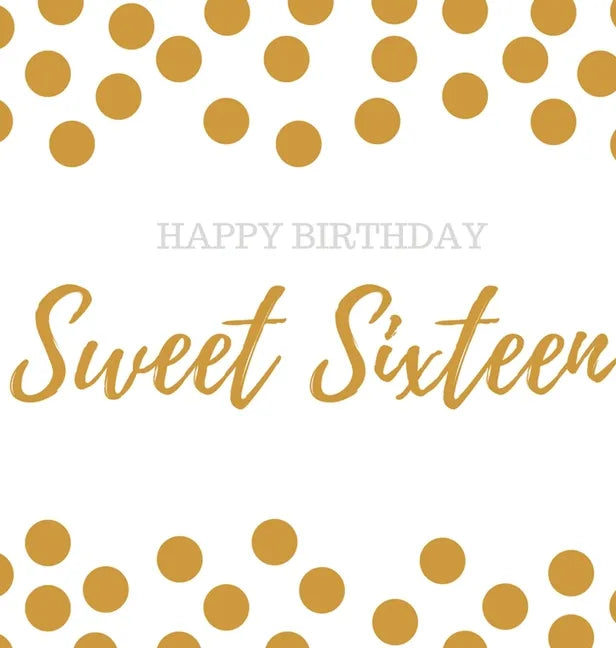 Happy 16th Birthday Guest book Sweet Sixteen: Guest book, party and birthday celebrations decor, memory book,16th birthday guest book, happy birthday - Hardcover