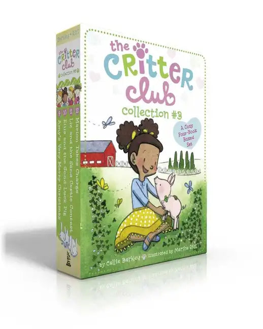 The Critter Club Collection #3 (Boxed Set): Amy's Very Merry Christmas; Ellie and the Good-Luck Pig; Liz and the Sand Castle Contest; Marion Takes Cha - Paperback