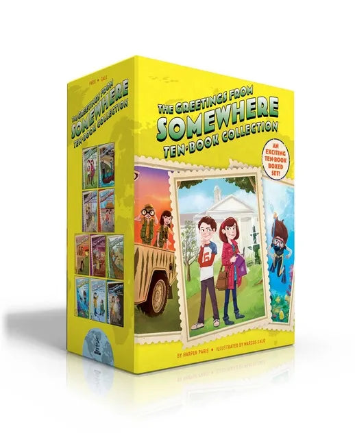 The Greetings from Somewhere Ten-Book Collection (Boxed Set): The Mystery of the Gold Coin; Of the Mosaic; Of the Stolen Painting; In the Forbidden Ci - Paperback