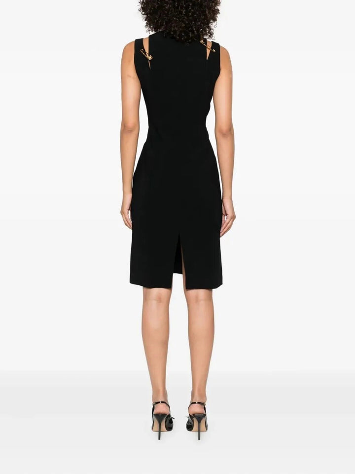 Versace Women Cocktail Dress `Responsible` Techno Cady Stretch
