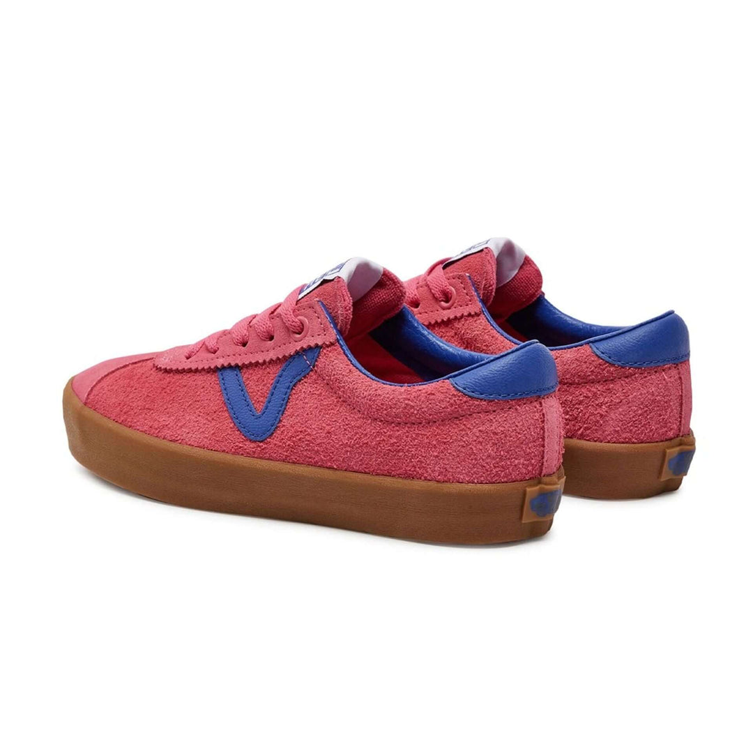 Vans pink, blue low top leather Sneakers