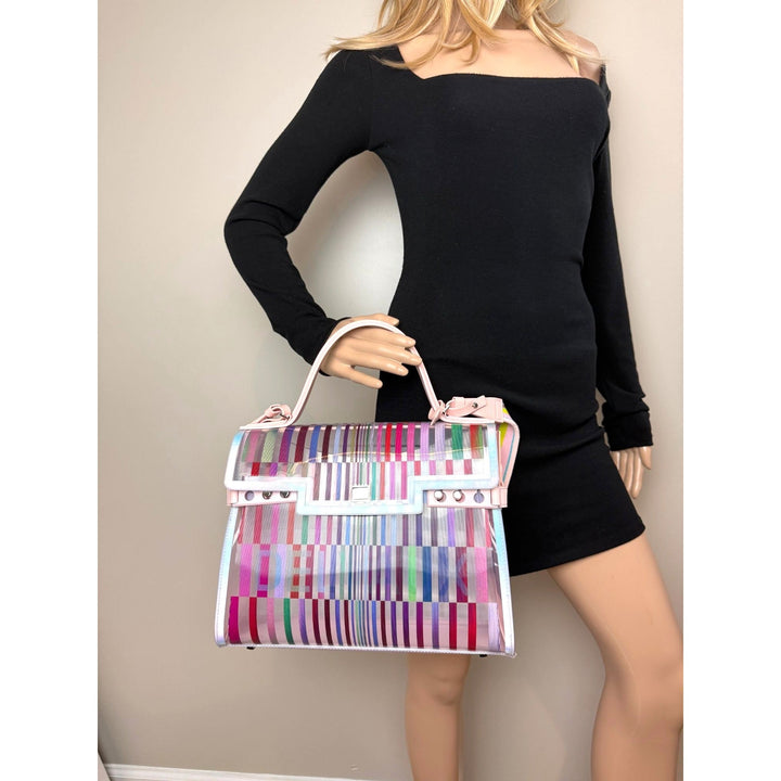 Delvaux PVC Tempête The Eye Catcher multicolor satchel bag – STORE 7994