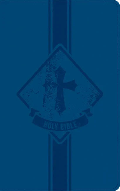 KJV Kids Bible, Thinline Edition, Navy Leathertouch - Imitation Leather