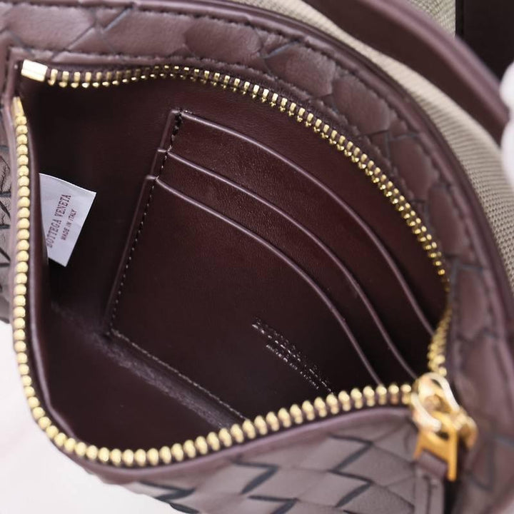 Bottega Veneta Flip Pouch Canvas Tote Bag